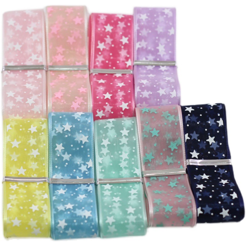 Transparent shiffon hair band