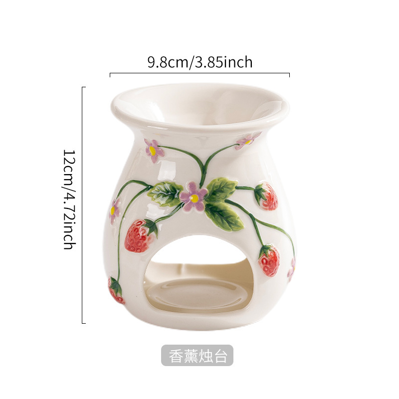 简约陶瓷蜡烛香薰炉装饰客厅桌面烛光晚餐气氛烛台摆件多场景用途|undefined