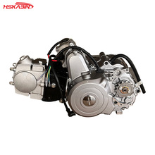 越野摩托车公牛110CC电启动上置式全自动波铝缸发动机总成