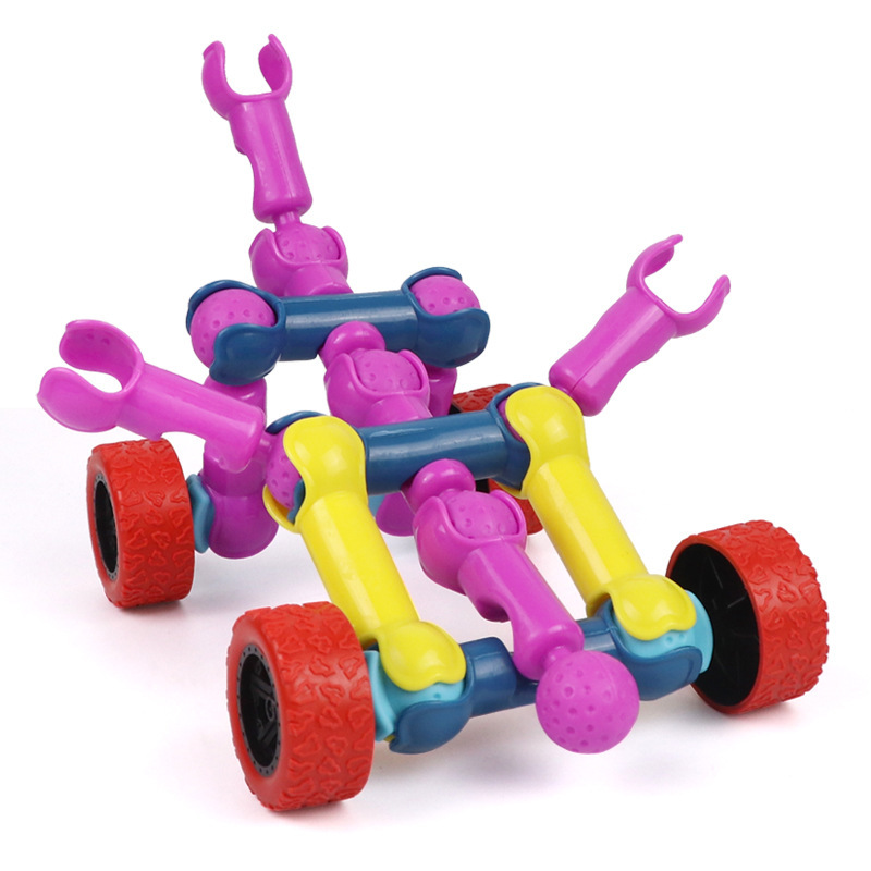 Juguetes infantiles esqueleto bloques de construcción gran partícula estructura variable DIY juguetes de educación temprana regalos de instituciones de capacitación