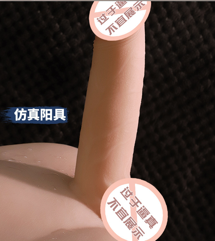 Jiuai Female Masturbation Dildo Soft TPE Realistic Half-Body Doll Brown — detail image 9