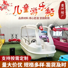 成人儿童游乐船滚塑船水上自行车游乐园景区游玩设施彩色儿童游玩