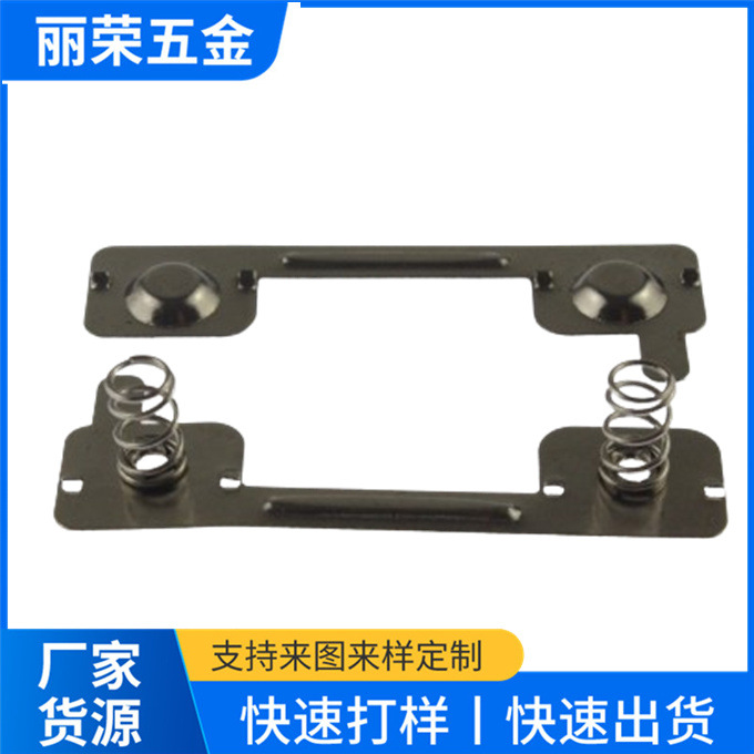 双正双负极电池片5号7号遥控器玩具电池盒弹片五金电池弹片现货