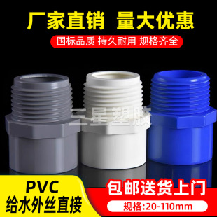 PVC�oˮ��zֱ��UPVC���ݼyֱͨ���^20-110mm�ԁ����¹�ˮ�����