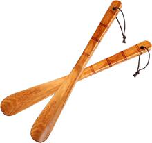 T 32843 Long Handle Wooden Shoe Horn ʵľ����Ь�� ����