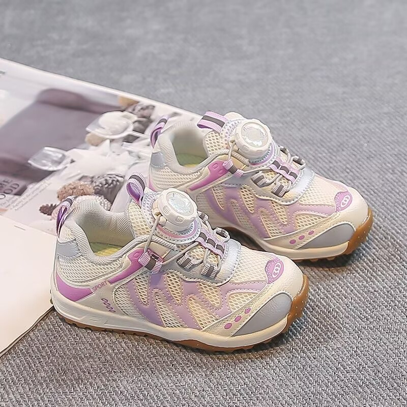 Zapatos deportivos para niños verano 2026 nuevos zapatos casuales de malla transpirables para niños zapatos de corrida de moda para niñas image 8