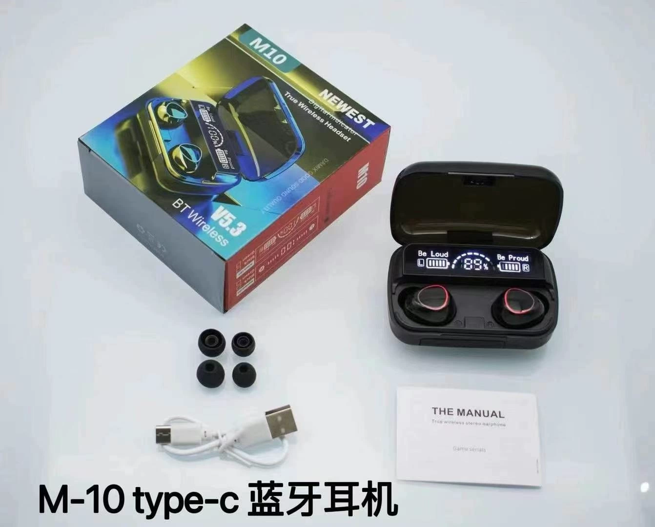 TWS Bluetooth Headset F9-5C (Private Model) — Wireless Earbuds, Multi-color Options, Compact Case