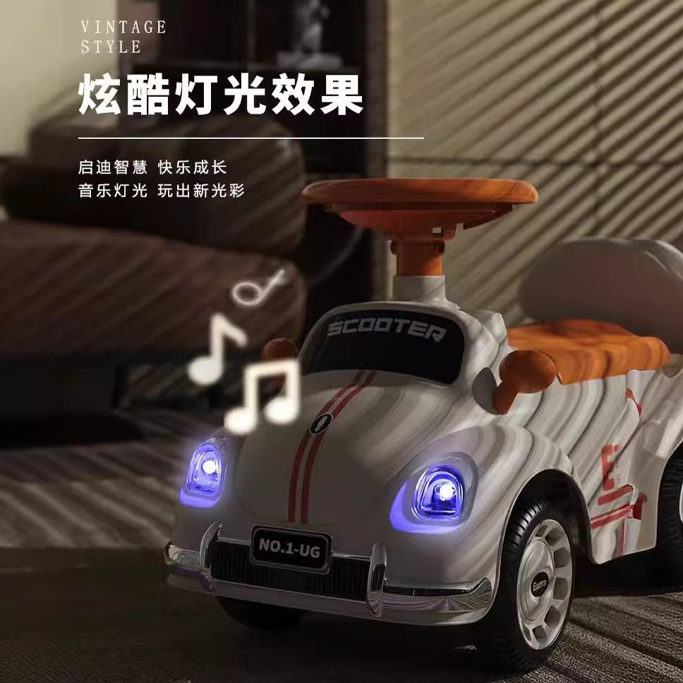 Coche giratorio para niños de 1–3 años, scooter de equilibrio infantil