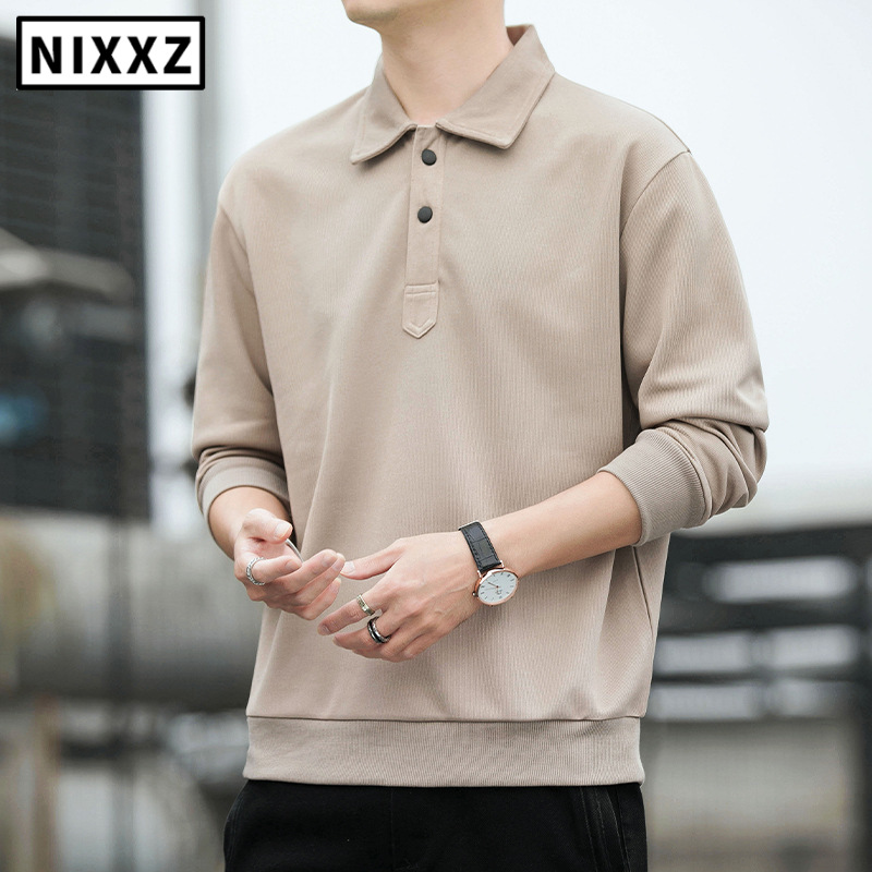 Felpa con cappuccio con colletto ribaltabile di alta qualità 2023 autunno nuova tendenza Instagram pullover abbigliamento traspirante e leggero_voghion.com