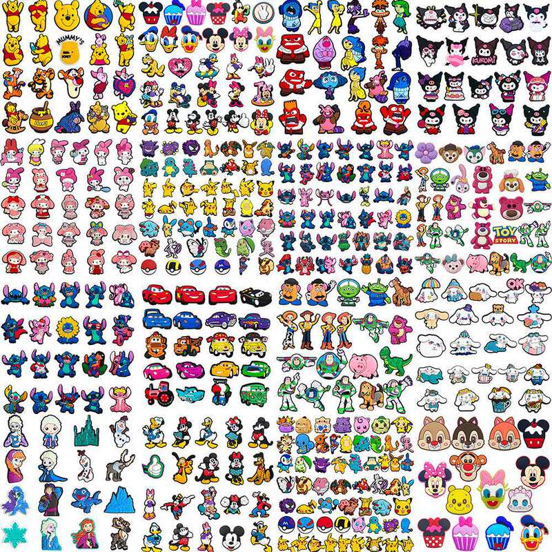 A variety of hot selling anime suit hole shoes shoes flower soft rubber shoe buckle DIY hole shoes accessories cute decoration