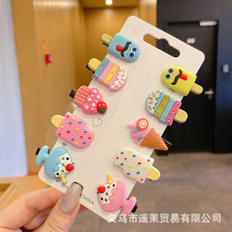 多巴胺儿童发夹女前额刘海夹鸭嘴夹头饰发卡碎发侧边卡子发饰夹子|undefined