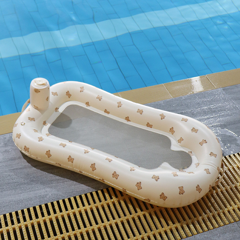 Cama de bebé inflable colchón portátil cama BB cama media madre con bebé cambiante mano cojín inflable cojín de baño de bebé cojín inflable