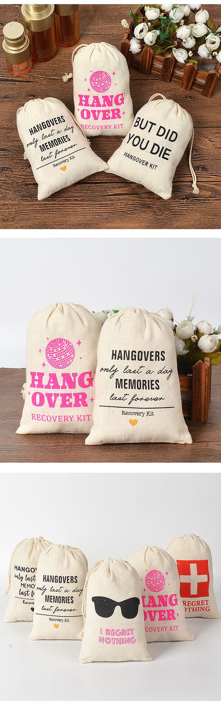 Jewelry Packaging Bags Classification 1 Piece Quantity Simple Style Letter Cloth Casual Daily Gift Wrapping Supplies
