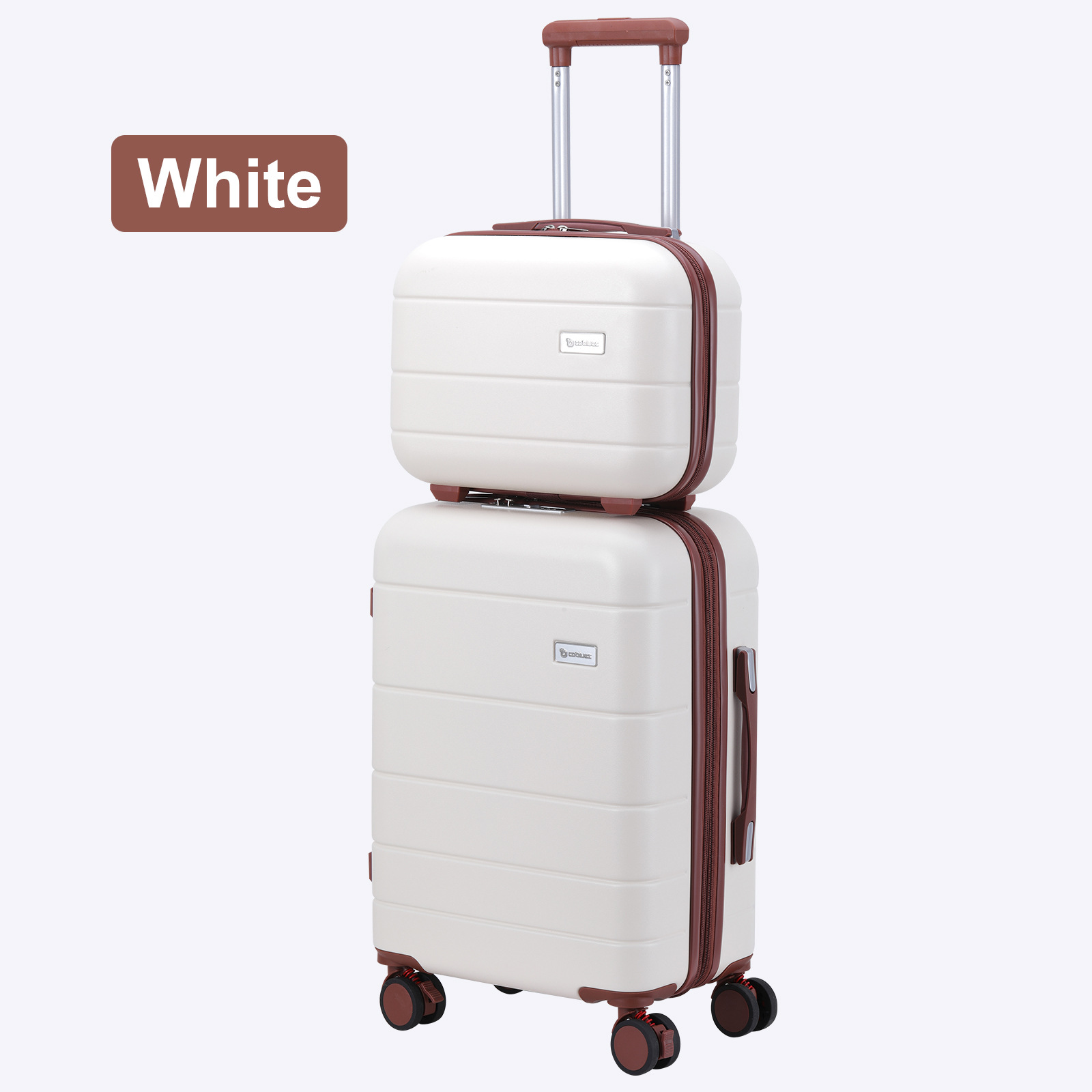 2024 nueva maleta con ruedas de gran capacidad, maleta de separación seca y húmeda, caja de contraseña, temporada escolar