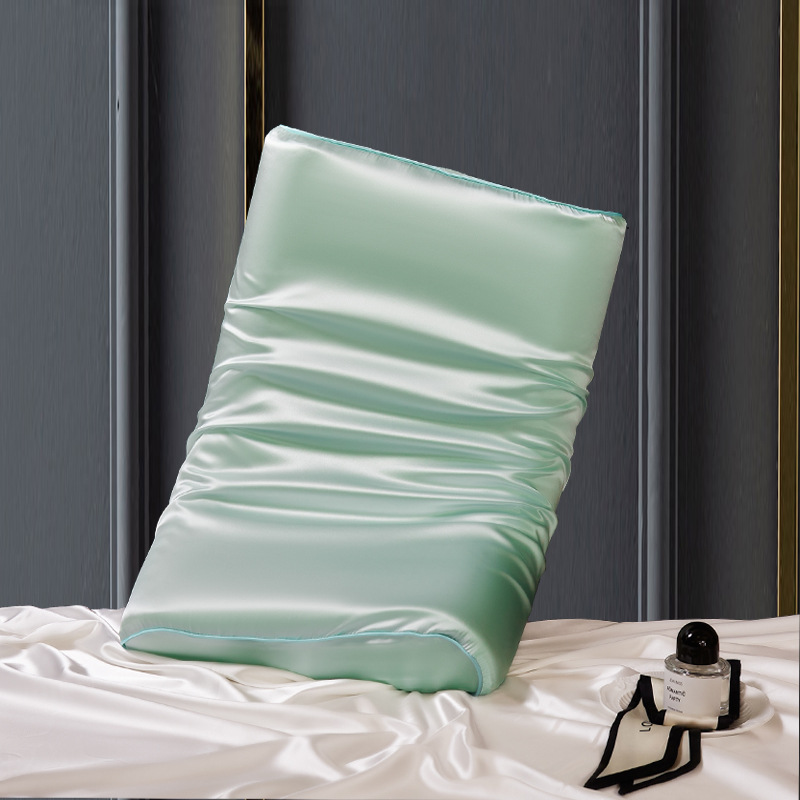 아보카도 그린-양면 등급 6A 뽕나무 실크