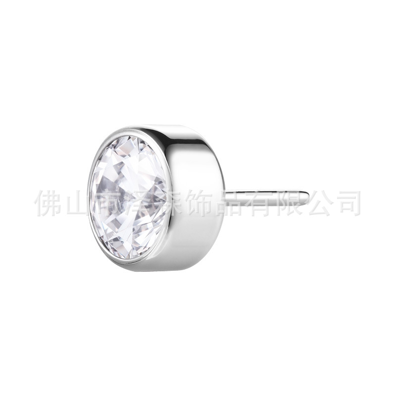 Pointed titanium steel lip stud product view