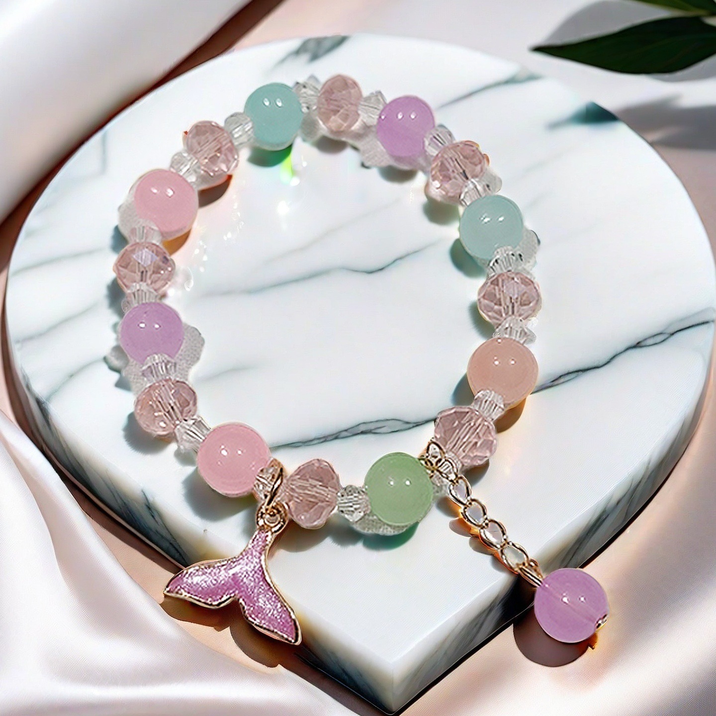 KT13 퍼플 피쉬테일 팔찌