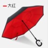 Automatic double-layer big umbrella with umbrella for car