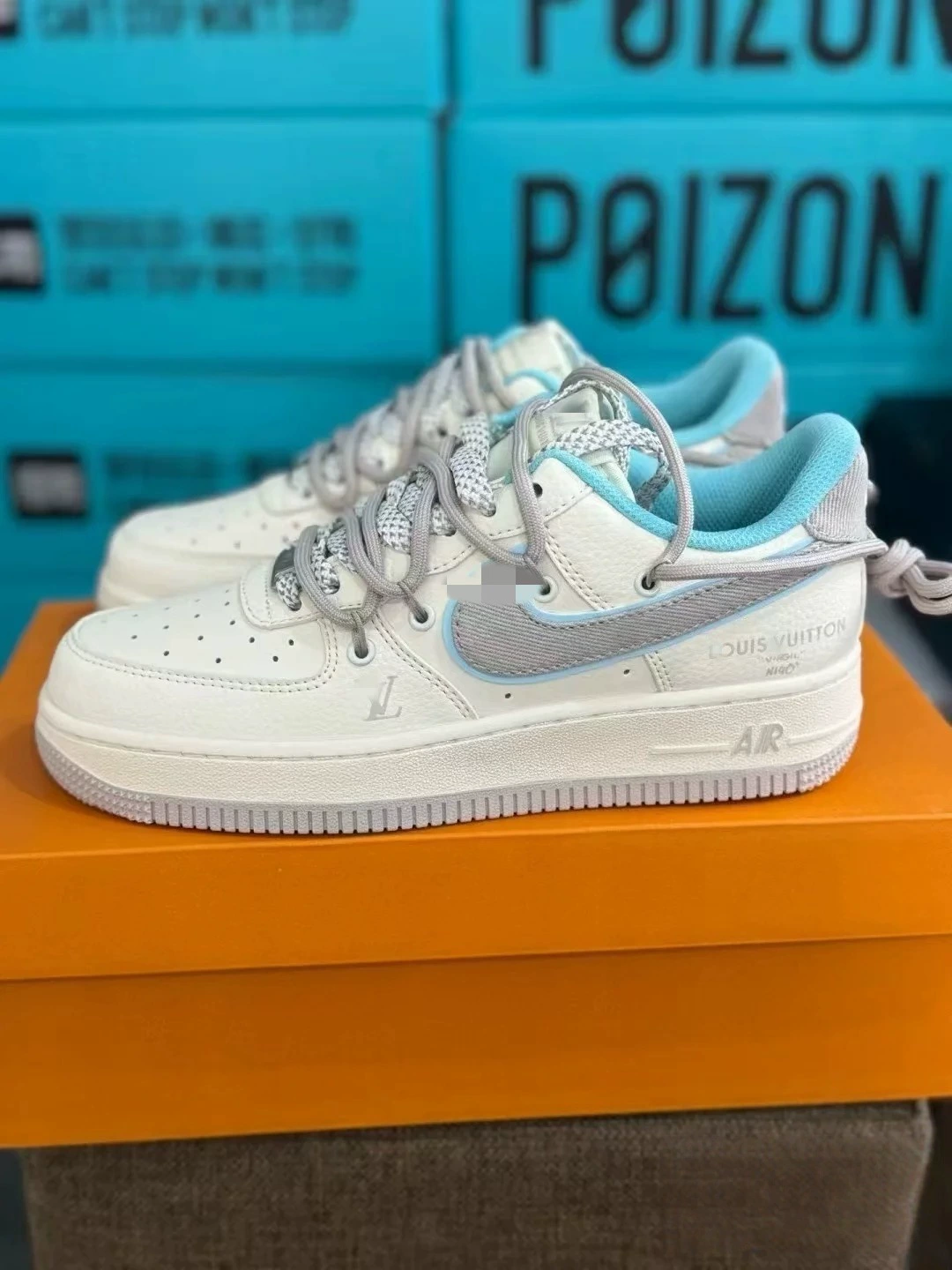 Путиан чистый оригинал Air Force 1 Air Force 1 с двумя соединами крючками цвет хлеба низкие кроссовки осень и зима для мужчин и женщин