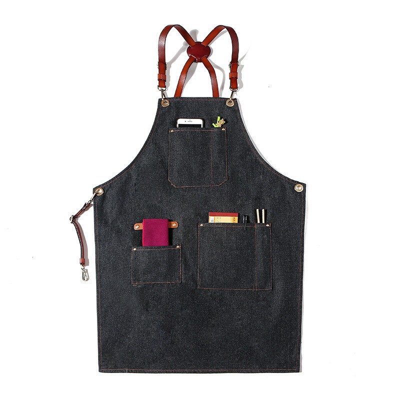 Cinturón de etiqueta redonda Denim Black R type