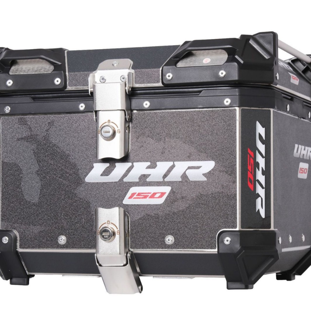 45LUHR150 calcomanías caja trasera de aleación de aluminio negro caja trasera de motocicleta scooter ternero coche eléctrico baúl