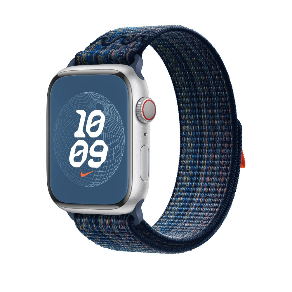Н Rolex? нет: Apple, nylon woven watch strap with velcro