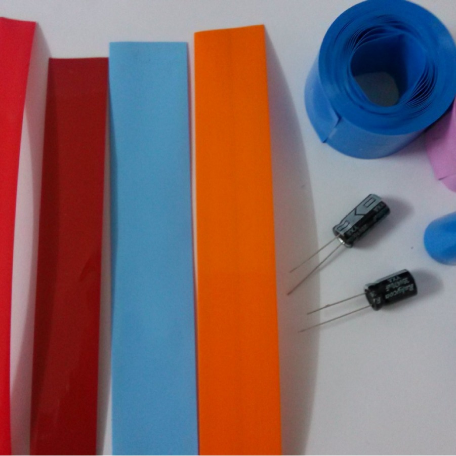 热缩管 电容套管 18650电池 电容套管 厂家直销 供应PVC热缩套管