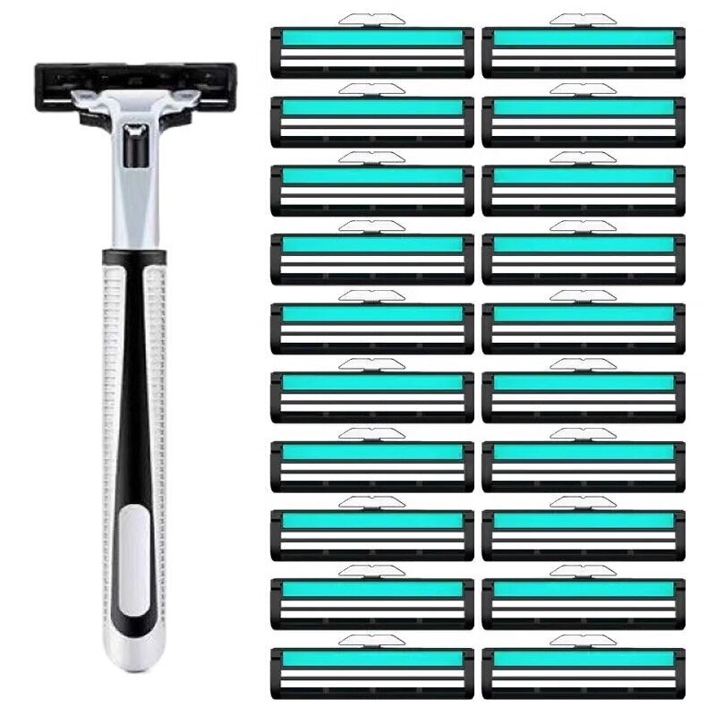 2-Layer Manual Razor for Men, Universal Razor Holder, Classic Double-Layer Razor Blade Set Wholesale 2-Layer Manual Razor for Men, Universal Razor Holder, Classic Double-Layer Razor Blade Set Wholesale