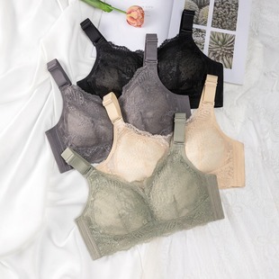 New lifulan plus size wireless thin bra sponge-free full Cup 75-110bcdef Cup 2301