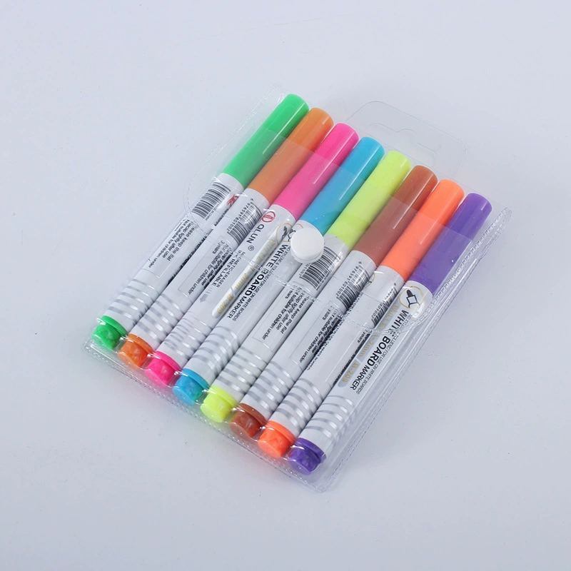 Fluorescence multicoloured creative stationery for elementary school students, marker, set