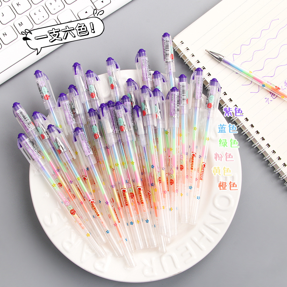 Corea del Sur papelería DIY álbum hecho a mano color agua tiza colorido highlighter fábrica al por mayor