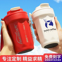 八角形コーヒーサーモマグ 316ステンレス製コーヒーカップ 新型携帯ギフトウォーターカップ ロゴ印刷付きタンブラー