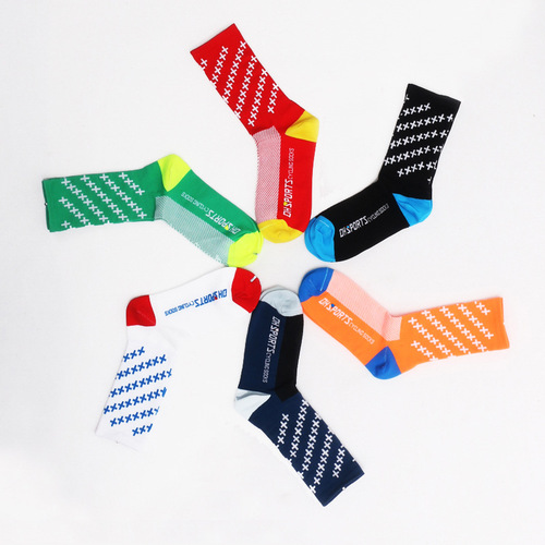 New model cycling socks, mid-calf sports running durable breathable outdoor hiking socks