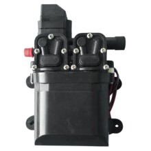 12V100W120W双核动力双泵高压喷雾泵120W智能洗车泵CE认证超压停