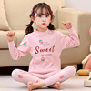 Demi-season children's set for boys, thin thermal underwear, trousers, keep warm pijama, wholesale