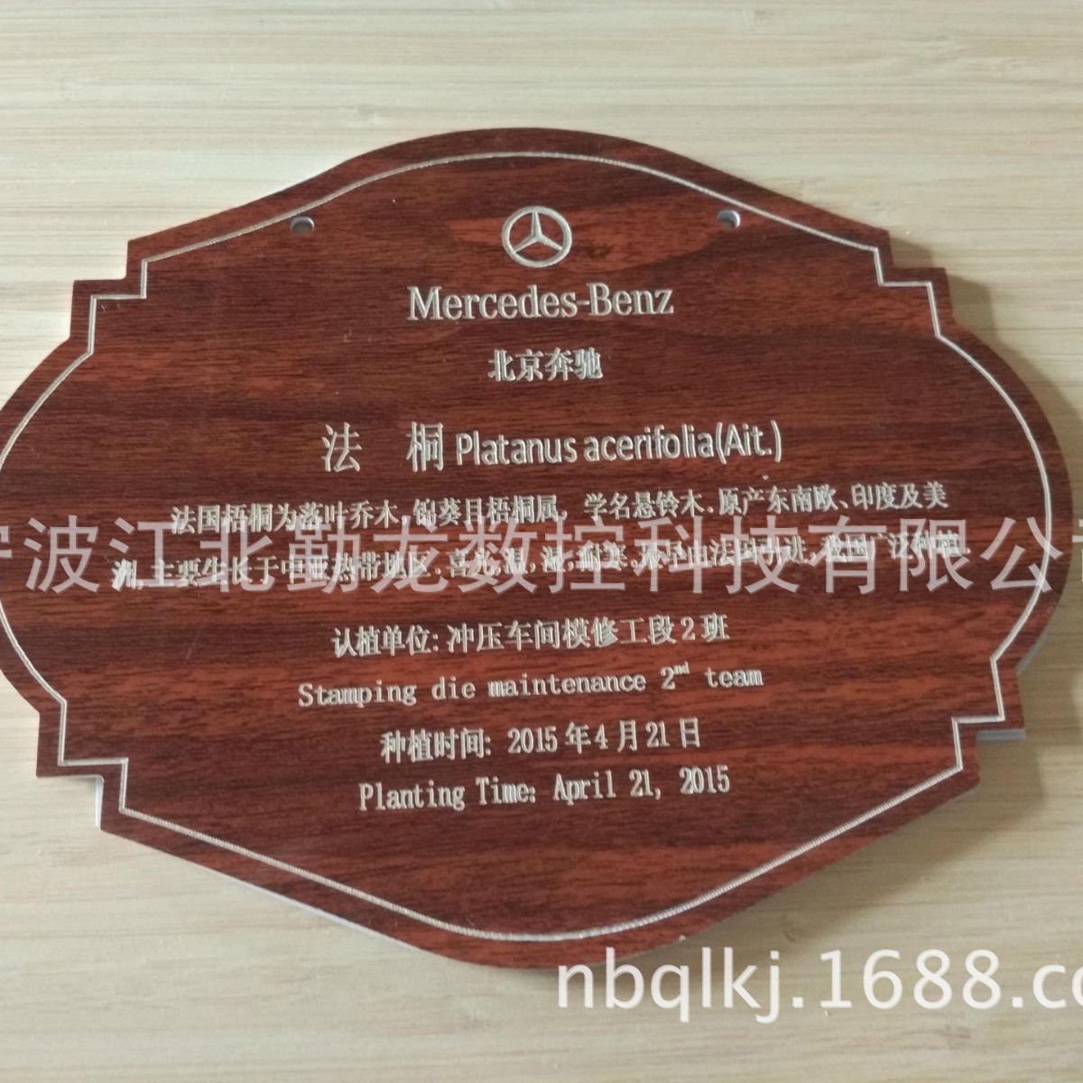 亚克力树牌|树名牌|学校树木指示牌|树木标识牌|树木解说牌