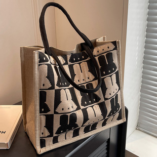 Handbag Women's Large Capacity Bag Commuter Bag 2023 Fashion Mummy Bag College Student Class Shoulder Tote Bag
