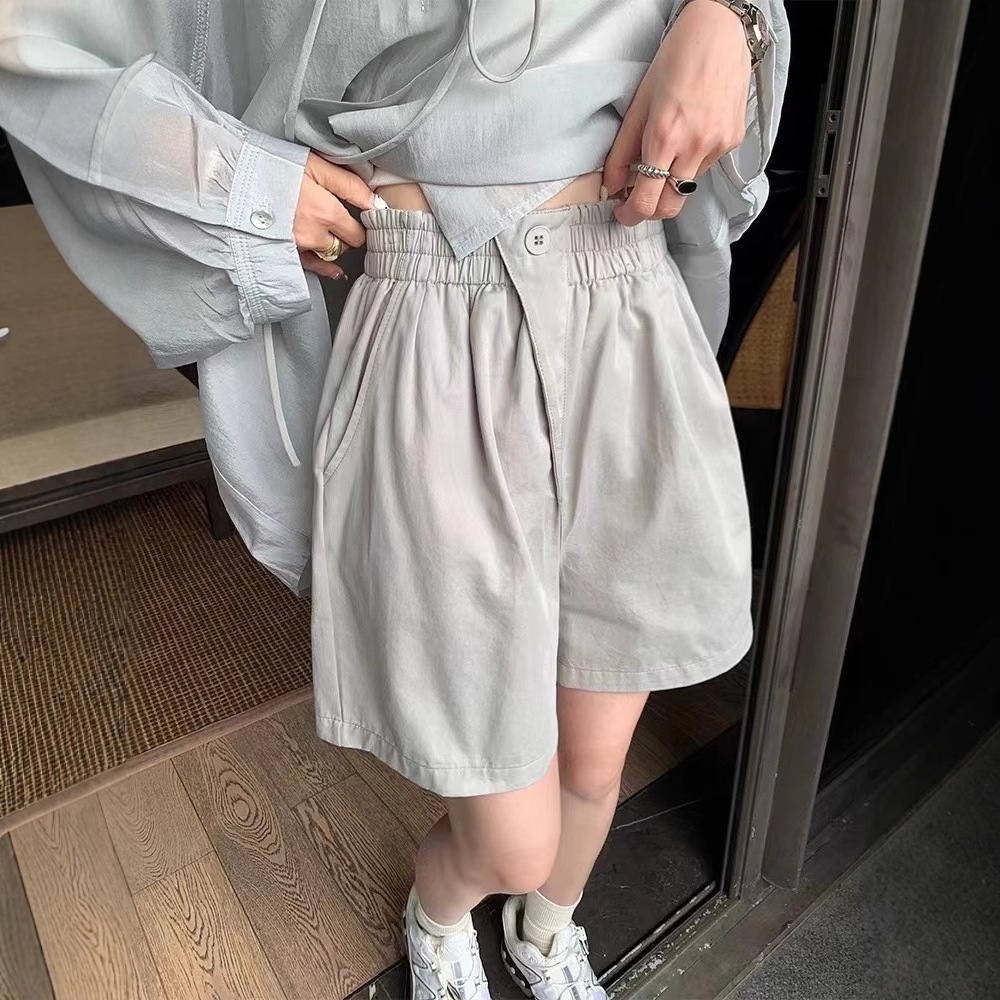 Short tiro alto casual