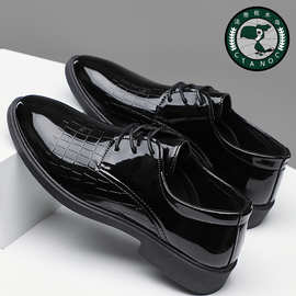 新款真皮牛皮OPP袋装盒装流苏爆款男款百搭男士休闲系带皮鞋SHOES