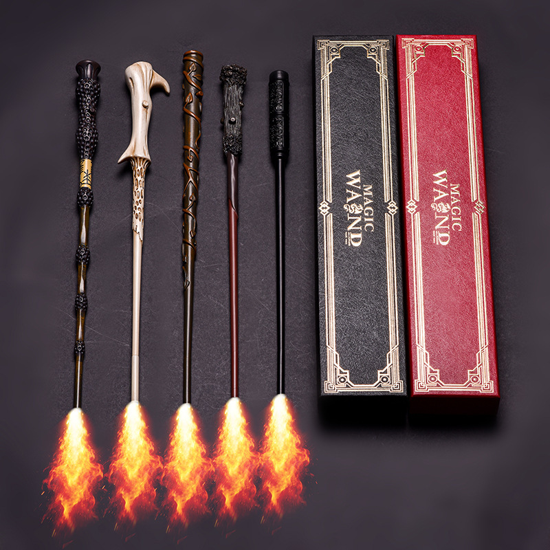 Harry Potter's Fire-Breathing Wand Can Spray Fire, Launch Spells, and Perform Safe Interactive Magic Tricks, a Summer Gift