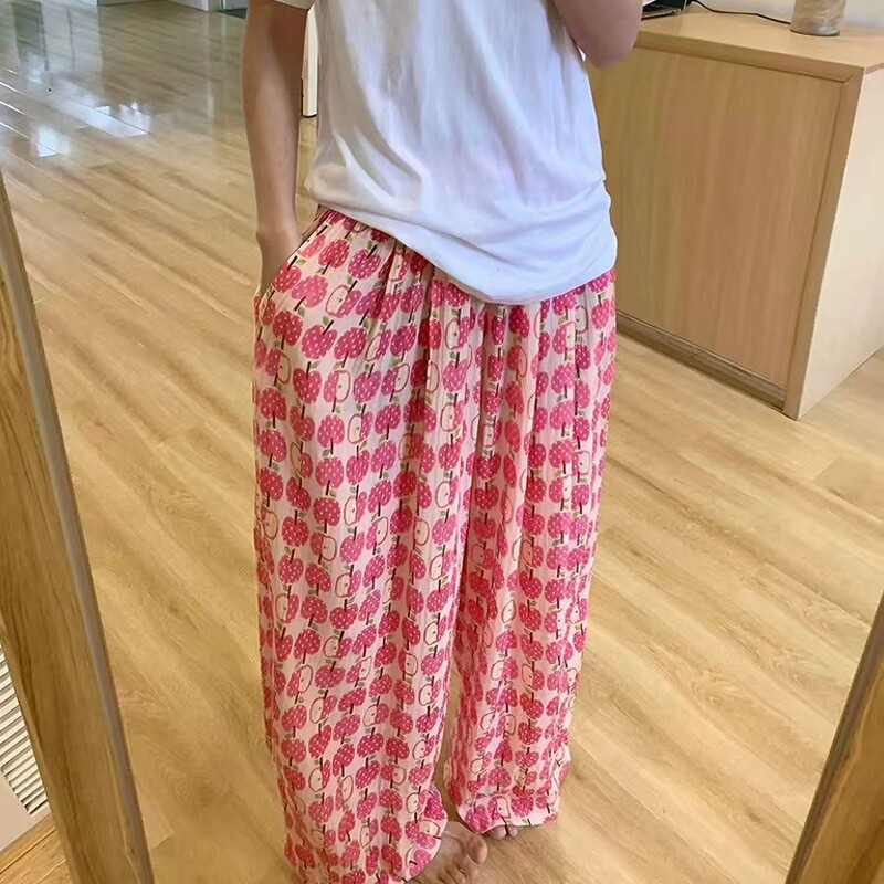 2026 Summer New Korean Style Cotton Loose Slimming Versatile Women's Wide-Leg Long Pants Balloon Pants with a Stylish Vibe 2026 Summer New Korean Style Cotton Loose Slimming Versatile Women's Wide-Leg Long Pants Balloon Pants with a Stylish Vibe