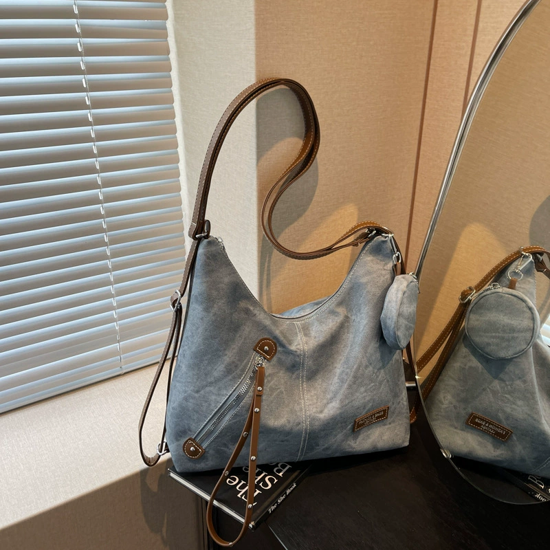 Capacious trend fashionable shoulder bag, one-shoulder bag, backpack