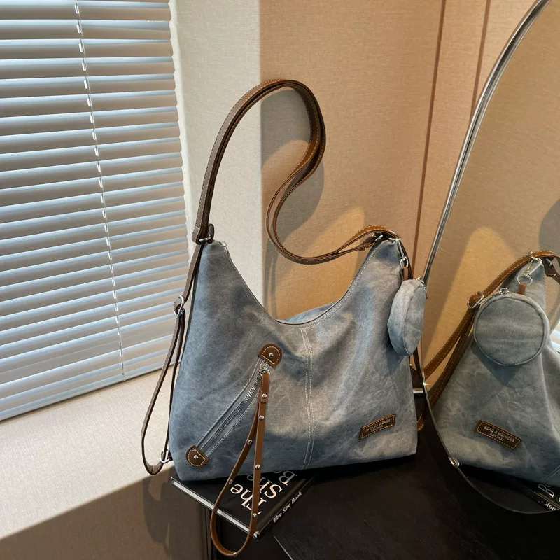 Capacious trend fashionable shoulder bag, one-shoulder bag, backpack