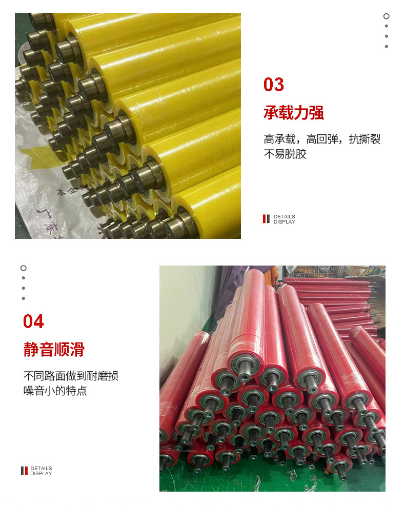 防静电自动化聚氨酯胶辊耐磨胶辊胶轮耐高温耐酸碱流水线传动胶棍-阿里巴巴
