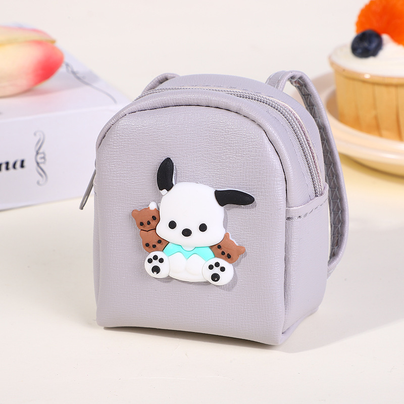 Versión coreana del monedero de dibujos animados del corazón de la niña