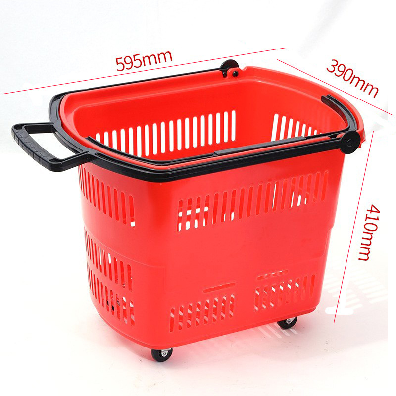 45L 인기 대형 4륜 타이로드 레드