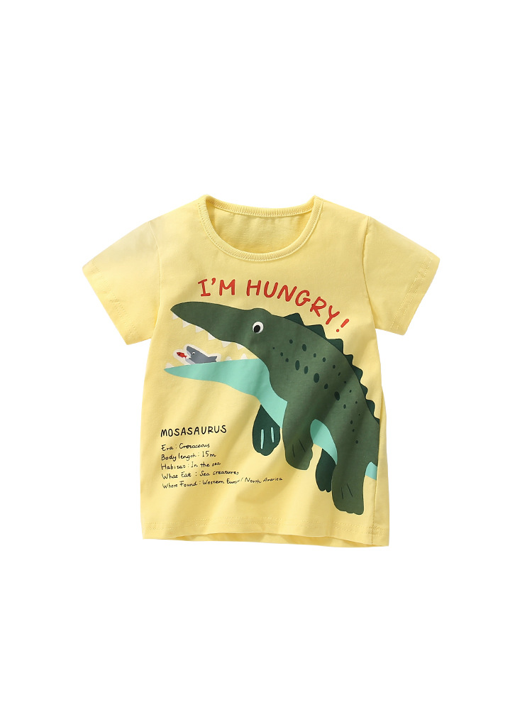 Malwee transfronterizo niño de manga corta verano nuevo estilo europeo y americano camiseta de niño guapo chaqueta casual para niños
