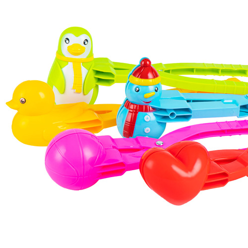 Snow clip, thickened plastic snow clip tool for children and boys, toy snowball clip for outdoor snow play in winter