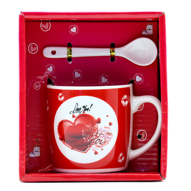 情人节彩盒咖啡杯