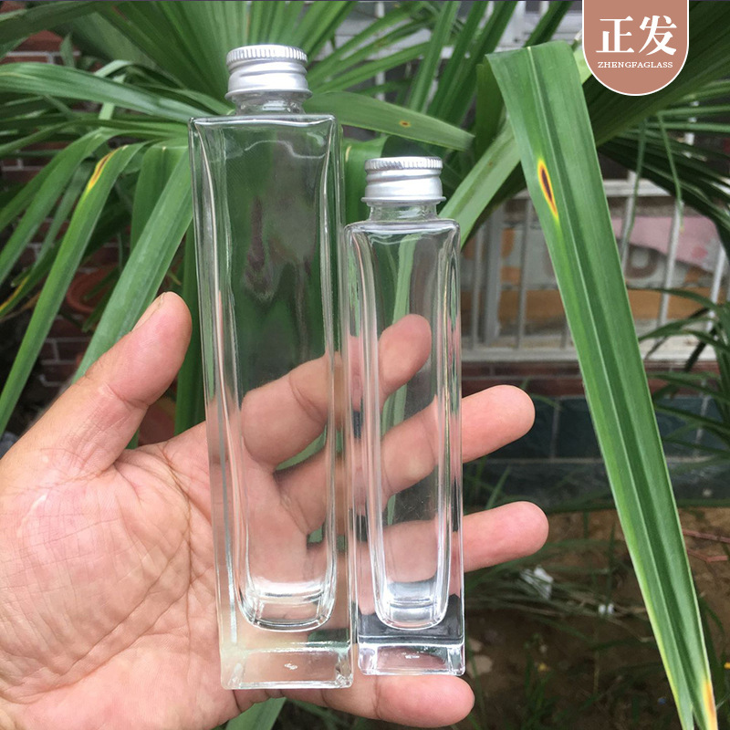 现货50ml 100ml 方形小口油瓶   药酒瓶 香水瓶 乳液瓶 化妆品瓶